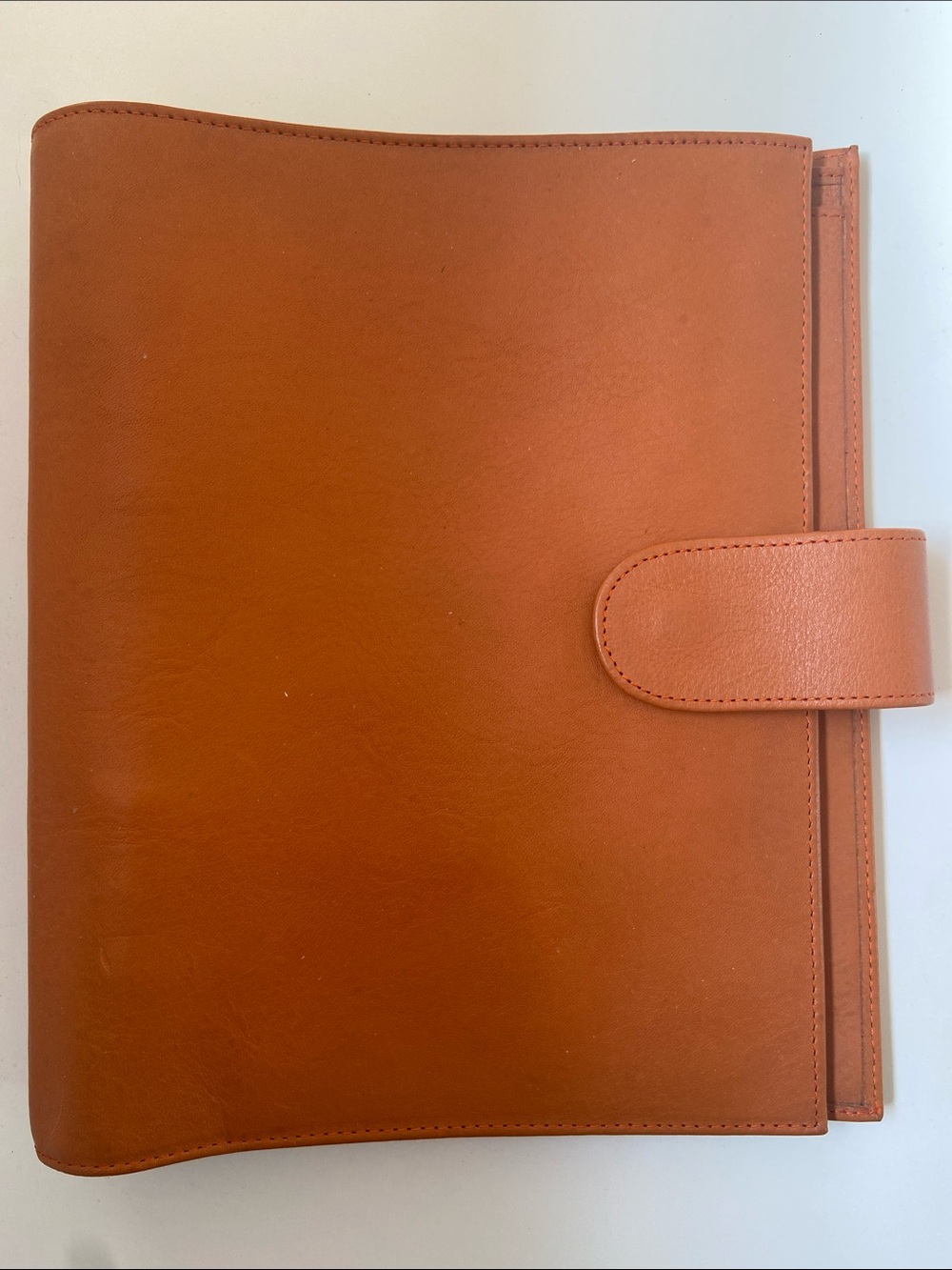 Gillio Firenze A5 Compagna Epoca Orange Ring Planner Cover